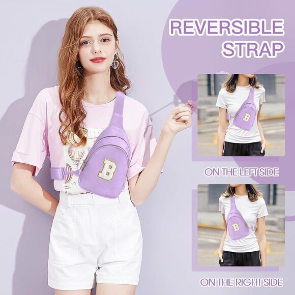 Versatile Sling Bag with Adjustable Strap - Ideal Gift for Girls Aged 7-13 - Picture 3 of 5